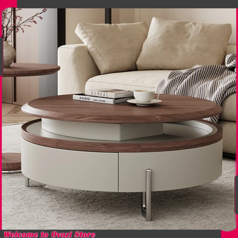 

Big Luxury Coffee Tables Living Room Storage Book Round Coffee Tables Legs Authentic Mesas De Centro Para Sala Home Furniture