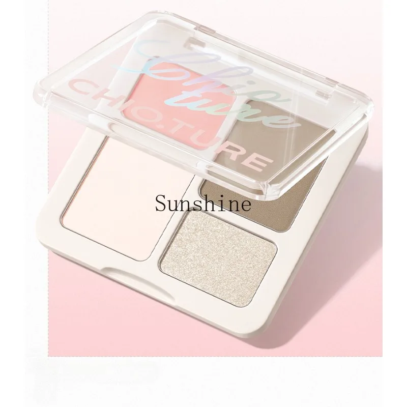 Highlight Grooming Blush Integrated Plate Matte Highlight Brightening Facial Shadow Nose Shadow Silhouette