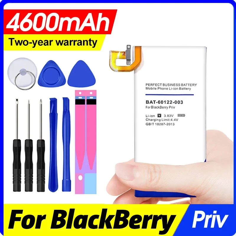 4600mah Bat-60122-003 Mobile Phone Battery for Blackberry Priv Replacement