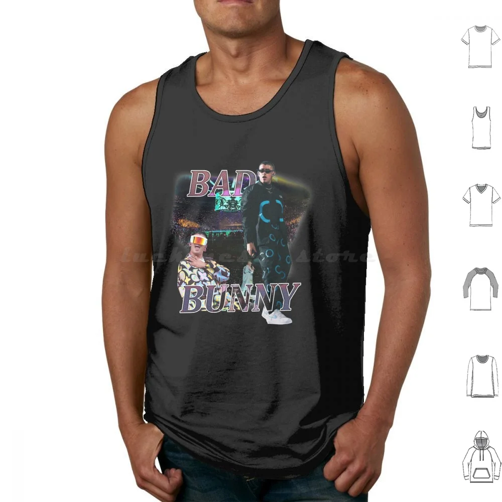 

Bad For Fans Tank Tops Print Cotton Bunny