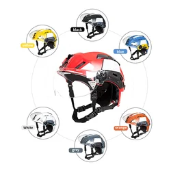 FMA EX SAR Bike Safely Cap Emergency Rescue Fire Rescue Lightweight Cycling Sports Riding Adjustable Helmet With NVG Mount