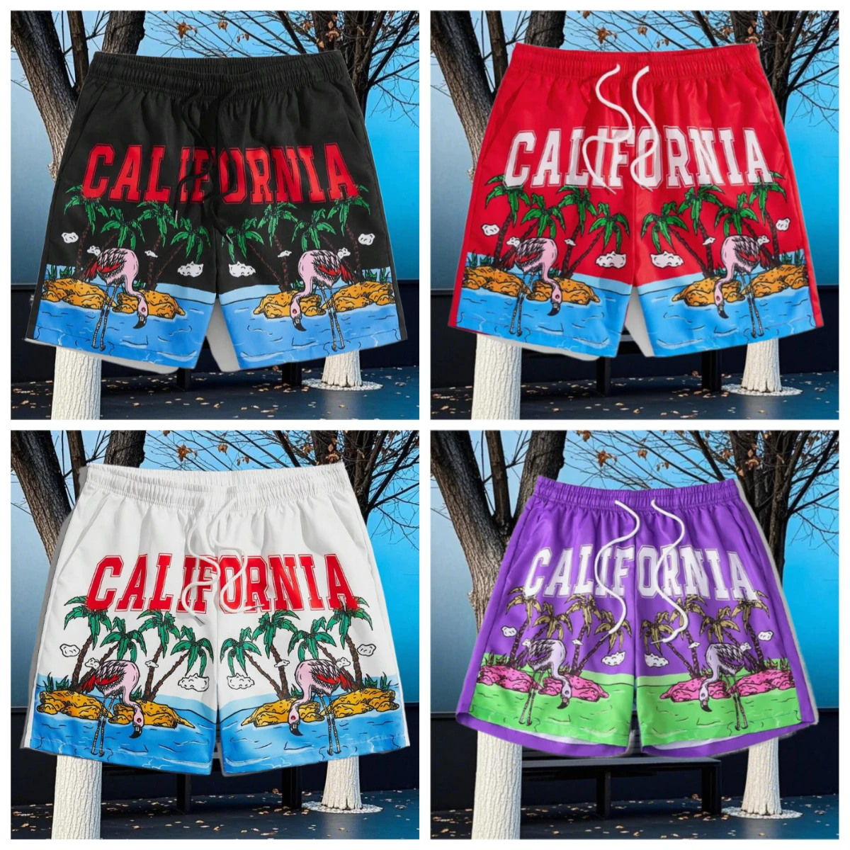 

25/26 новые летние шорты, мужские модные американские уличные модные мужские модные красивые спортивные шорты с 3D принтом на шнурке