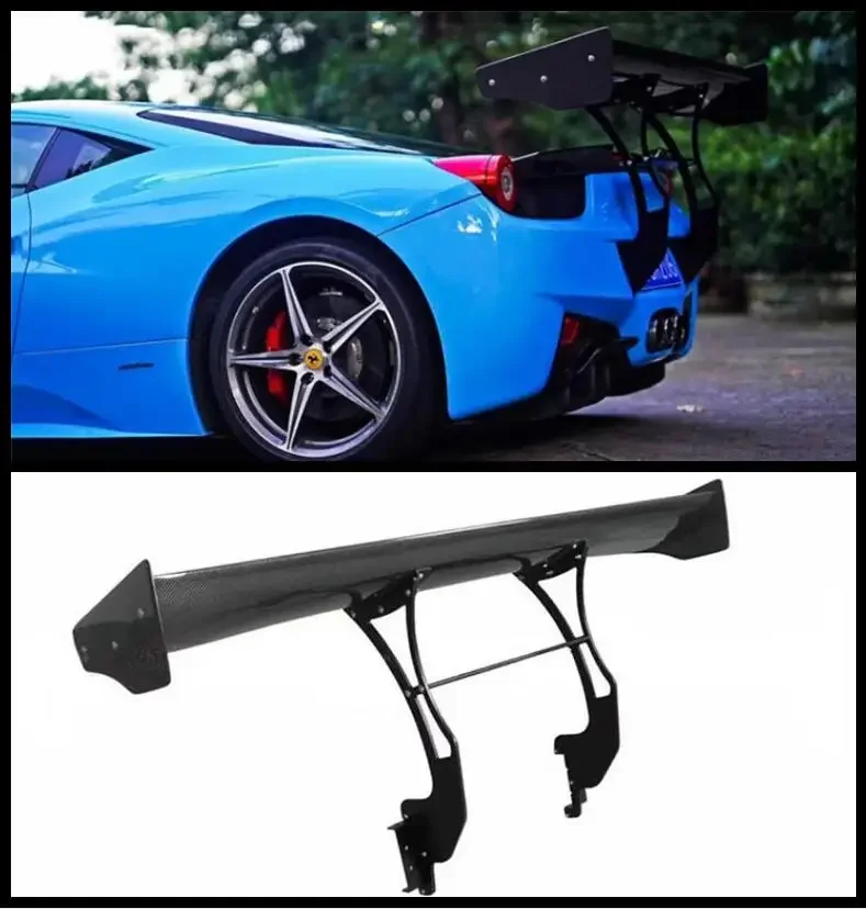 

SVR GT STYLE REAL CARBON FIBER REAR LIP WING TRUNK LIP SPOILER For Ferrari 458 / 488 2011-2022