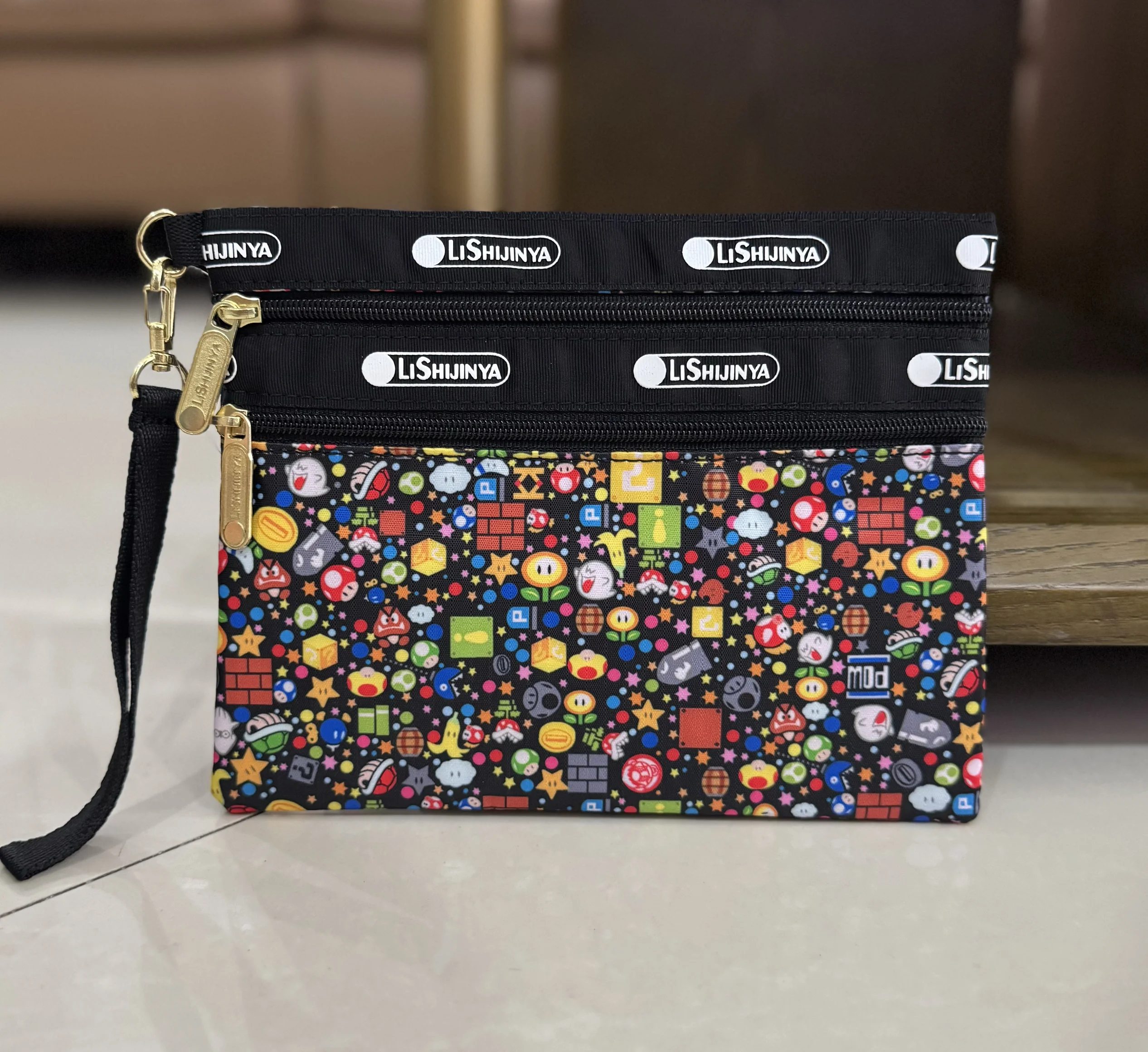 

Женская сумка с двумя молниями, косметичка, кошелек для монет, сумка для мобильного телефона, бренд Wild Brother, универсальные аксессуары Faion