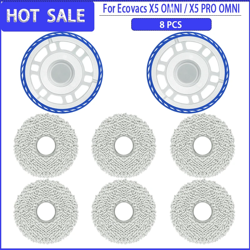 Mopp Tuch Abdeckung Platte Für Ecovacs X5 OMNI / X5 PRO OMNI Roboter Staubsauger Zubehör Ersatz