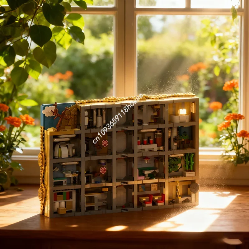 

1413pcs MOC Fallout Shelter Wall Display Arted Model Building Christmas Gift Blocks Architecture DIY Toys Idea Birthday