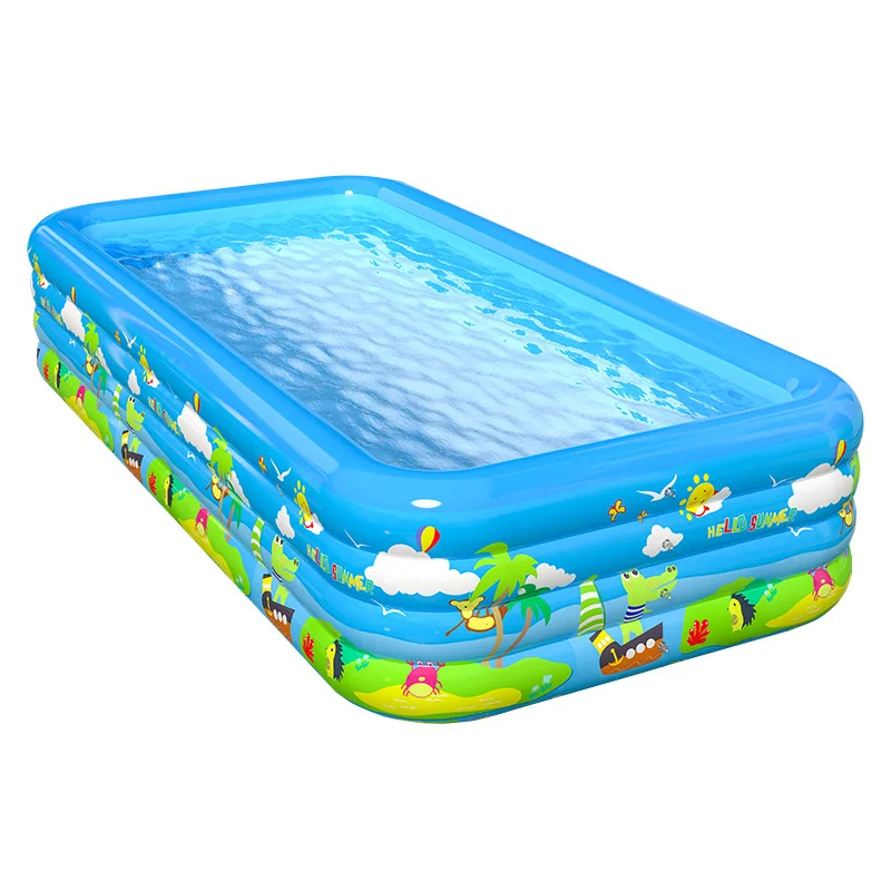 Summer Hot Sales Water Play Equipment Inflatable Swimming Pool Family Water Pool for Backyard