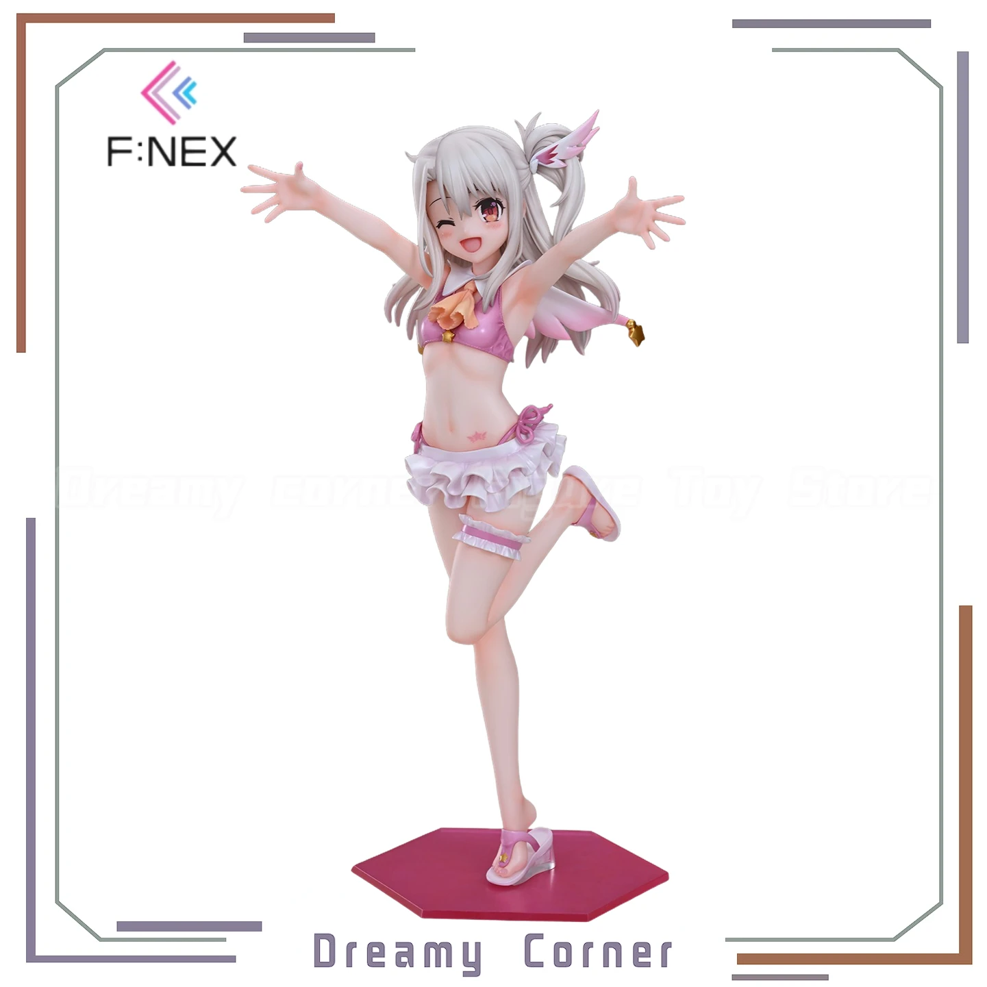 

【В наличии】Оригинальный купальник F:NEX Fate/kaleid Liner Fate Illyasviel Von Einzbern, масштаб 1/7, модель красоты, фигурка в подарок