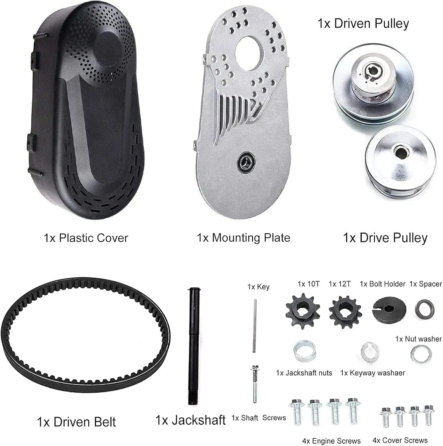 212cc Torque Converter (6.5HP) 3/4