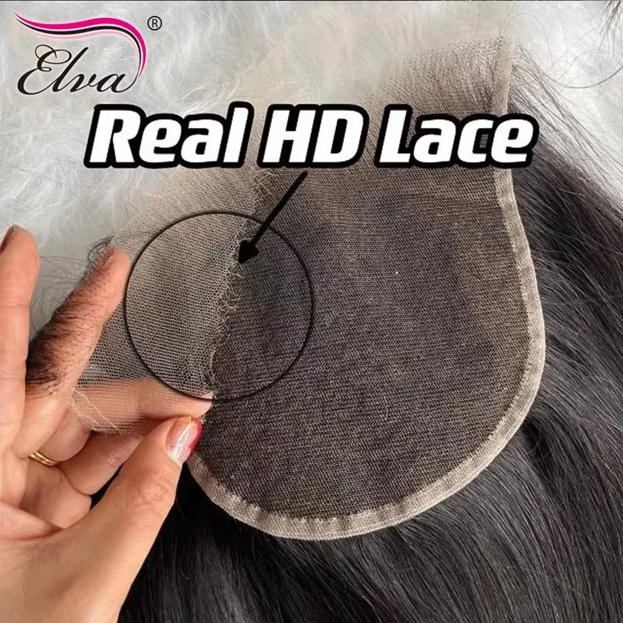 Elva Hair HD Lace Closure, Virgin Hair