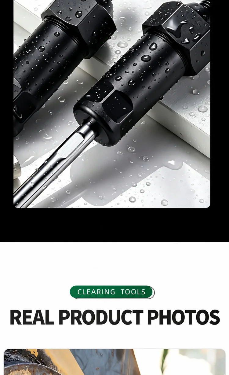Schmierfittings-Entstopfer-Werkzeug mit Legierungsstößel, 6/8/10mm-Adaptern, kurzen und langen Stäben für verstopfte Schmierleitungen – Detail 17