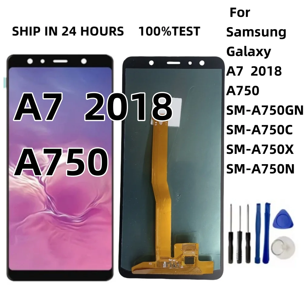 NEW OLED/TFT For Samsung Galaxy A7 2018 A750 A750F A750G Mobile