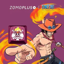 ZOMO PLUS One Piece Artisan Keycap CNC anodyzowane aluminium kompatybilny przełącznik Cherry MX ESC klawiatura klawisze Chopper Franky Luffy