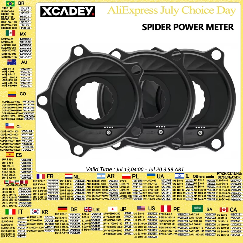 XCADEY XPOWER Spider Power Meter For Road Bicycle Bike MTB For