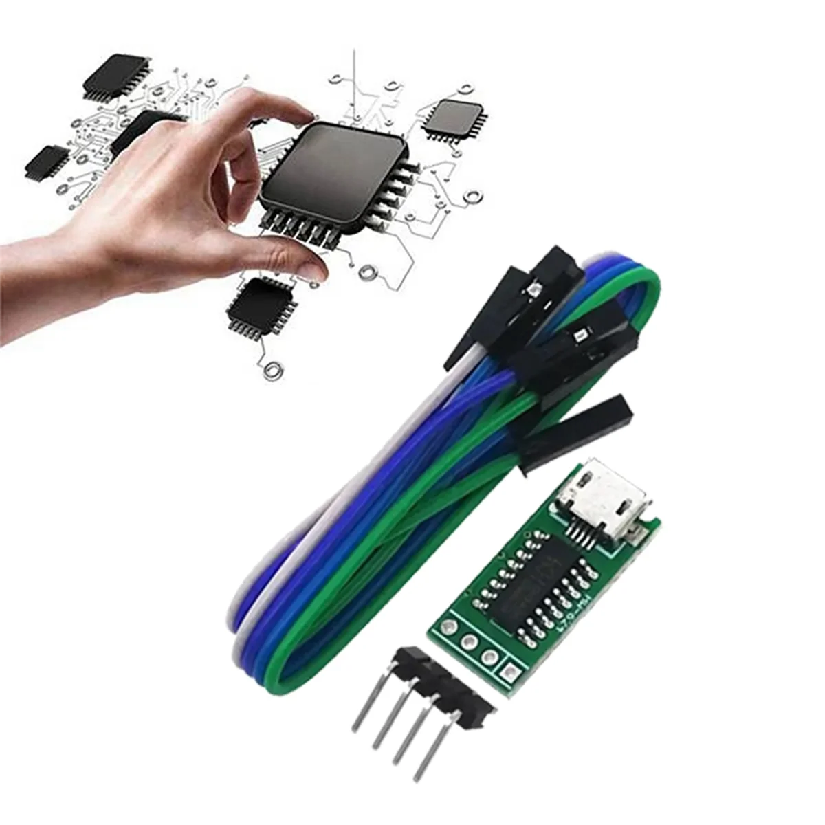 

Эффективный 5 шт. CH340C Micro-USB к TTL последовательному порта ISP модуль загрузки 5 В/3,3 В