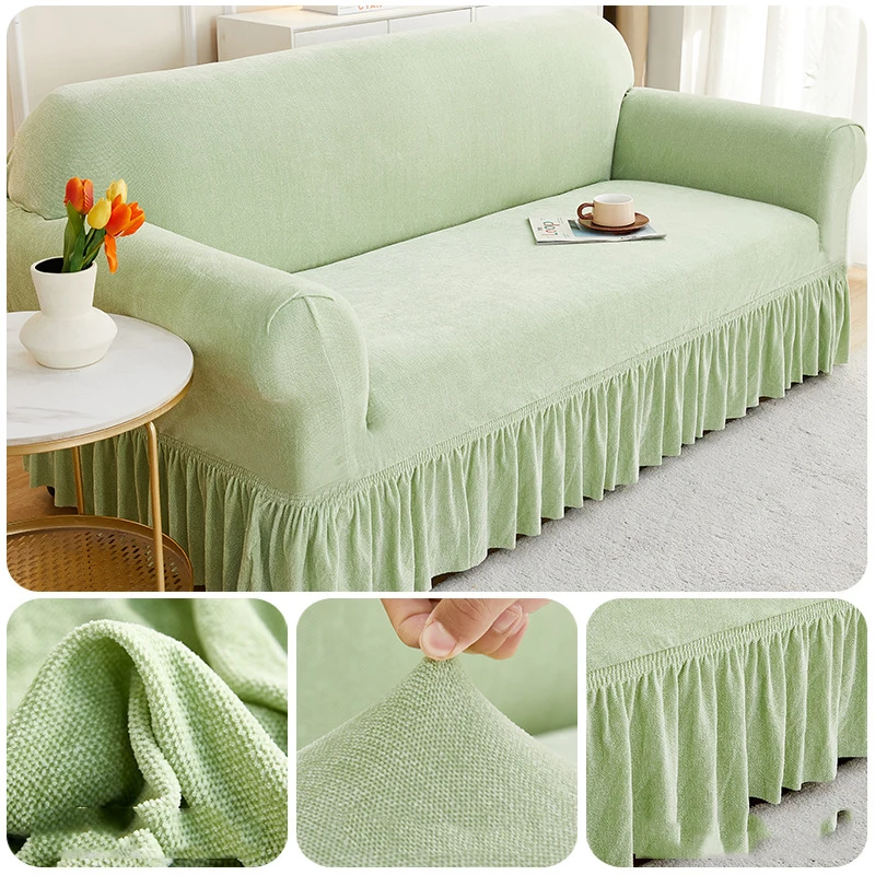 NEW Dustproof Armrest Sofa Covers Thickened Anti Slip Sofa Cover For Living Room Furniture Protector Cover Home Decor