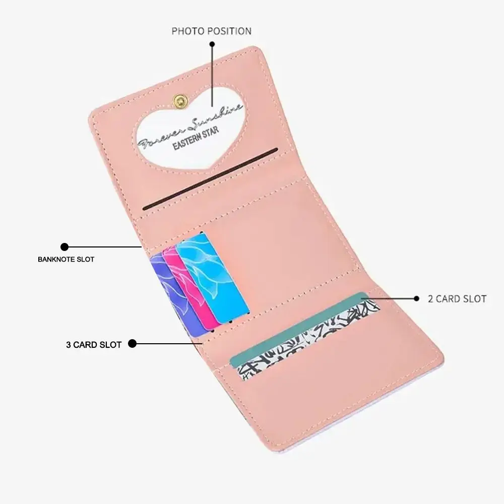 Monedero con estampado de conejo bonito, tarjetero impermeable de cuero PU, billetera corta