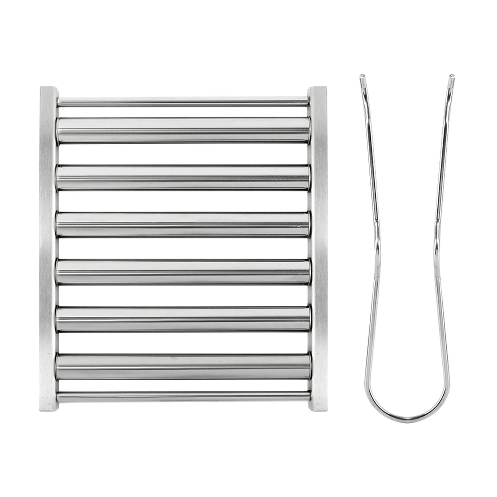 

Sausage Warmer Stainless Steel Picnic Rack With Handle Accessories For Grill Easy Clean BBQ Tool Camping Hot Dog Roller