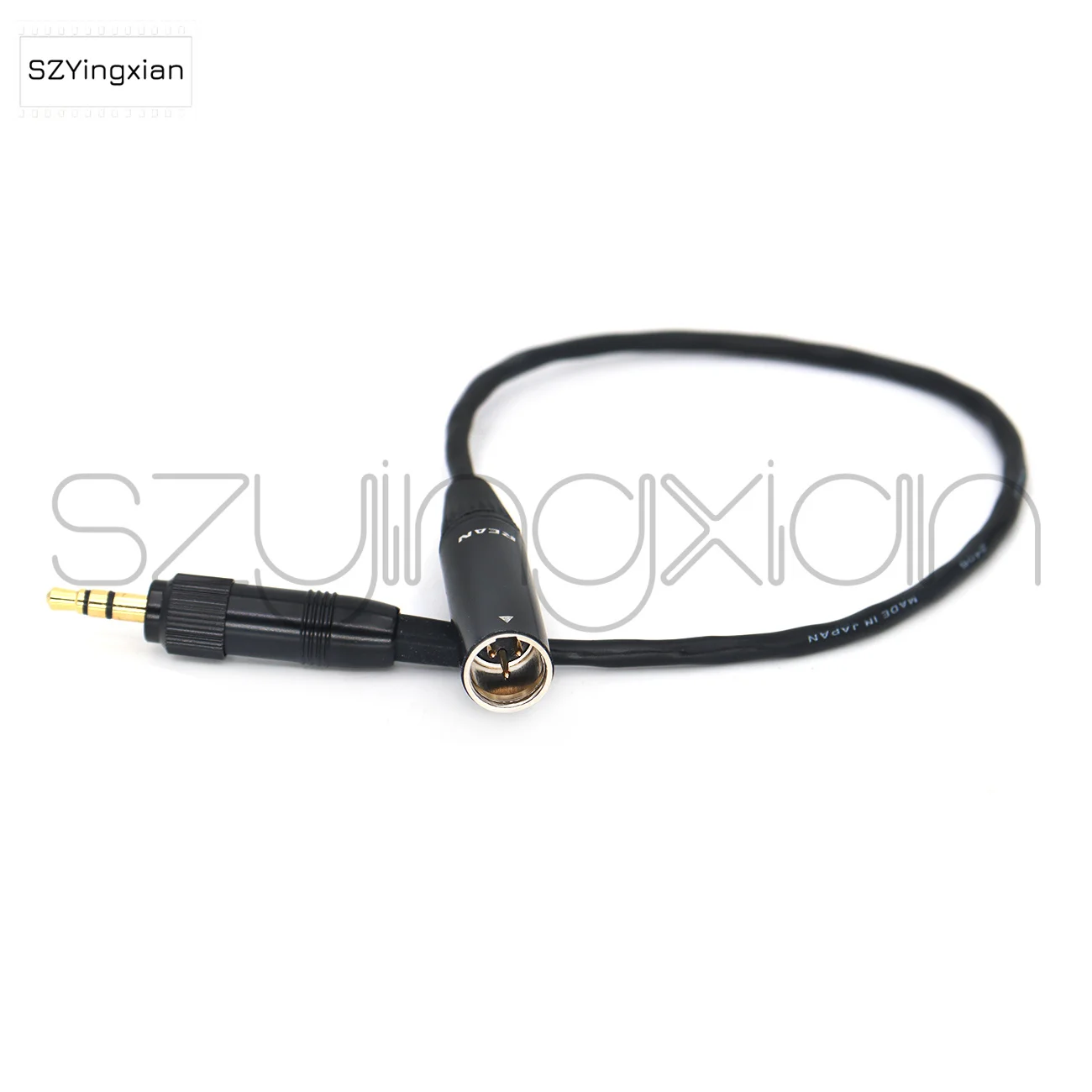 Mini-XLR 3Pin Male to Locking 3.5mm Stereo Cable for Blackmagic  BMPCC 6K/4K &Canon C70