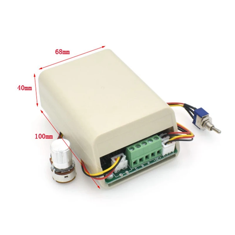 Bldc Three-Phase Brushless Motor Speed Controller Fan Drive Dc 5-36V 15A With Potentiometer Switch 12V 24V