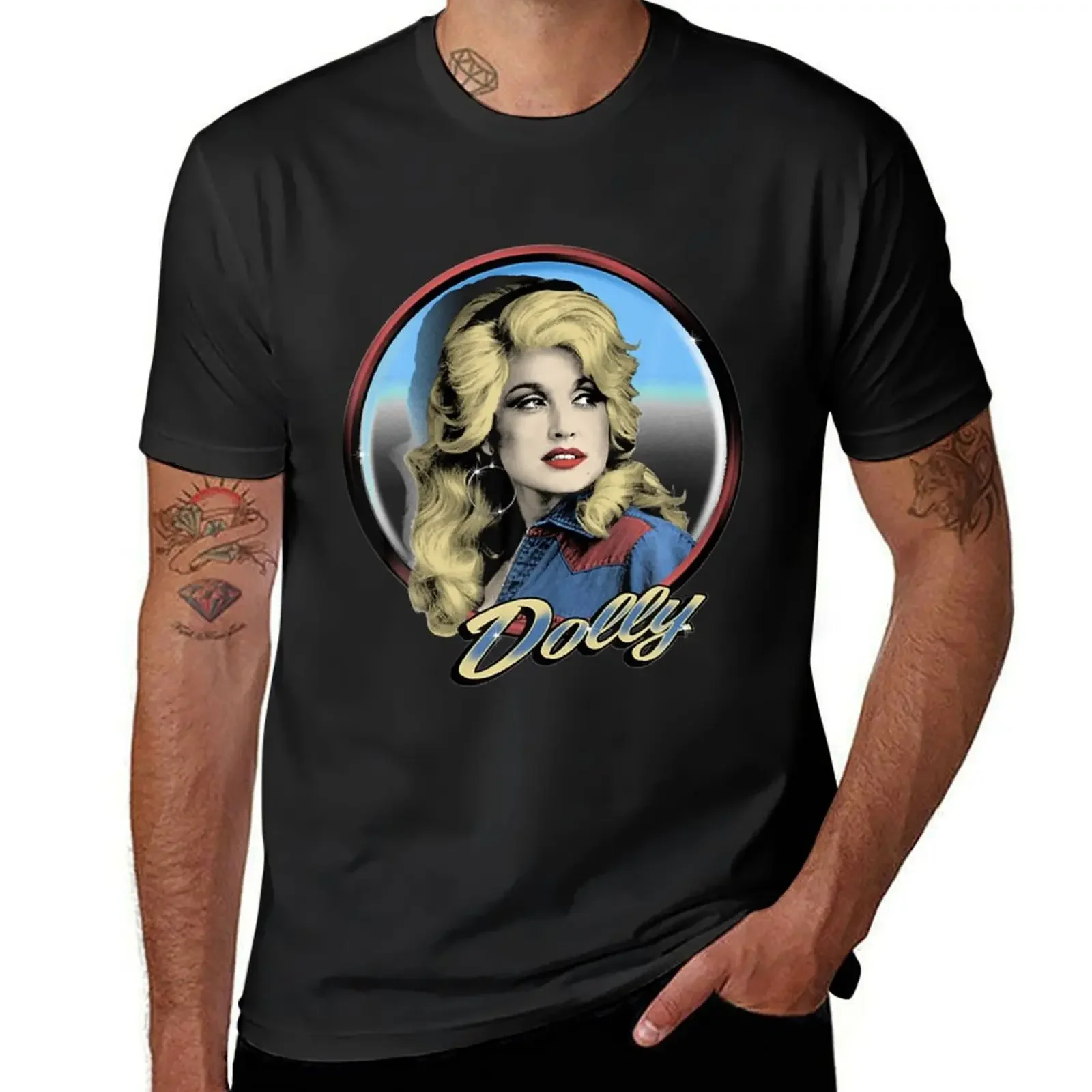 retro dolly gift parton for lovers T-Shirt shirts graphic new edition luxury designer kawaii clothes Men's t shirts