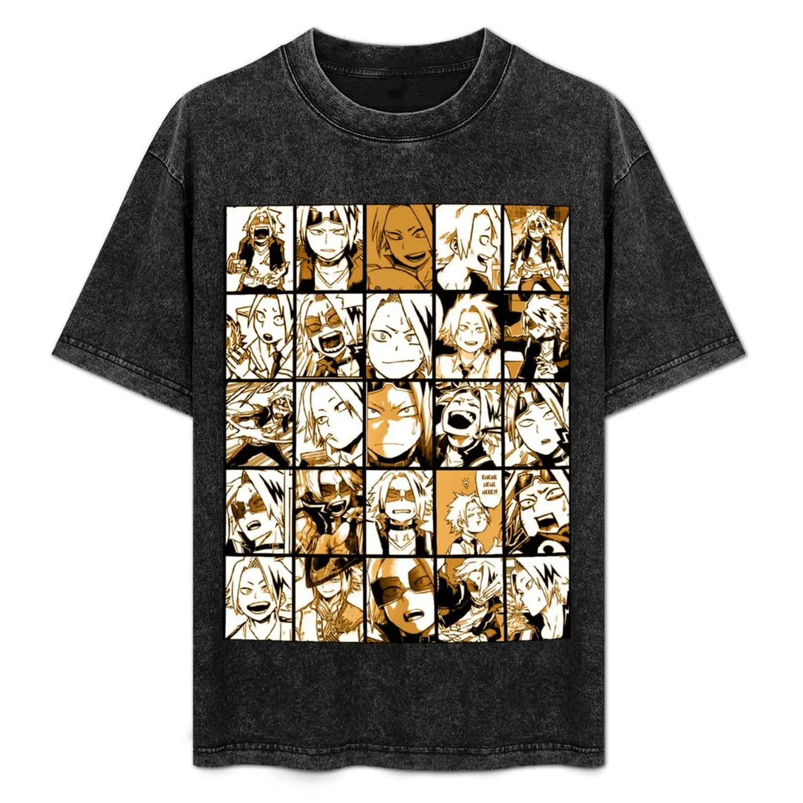 

BNHA Kaminari Denki collage T-Shirt Mechanic Work Tee Shirt