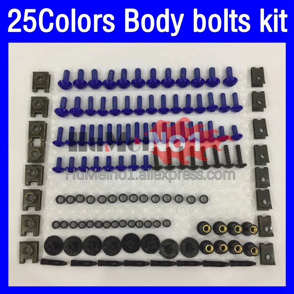 268ps Fairing bolts full screw kit For DUCATI 748 853 916 996 998 1995 1996 1997 1998 1999 2000 2001 2002 Body bolt screws Nuts