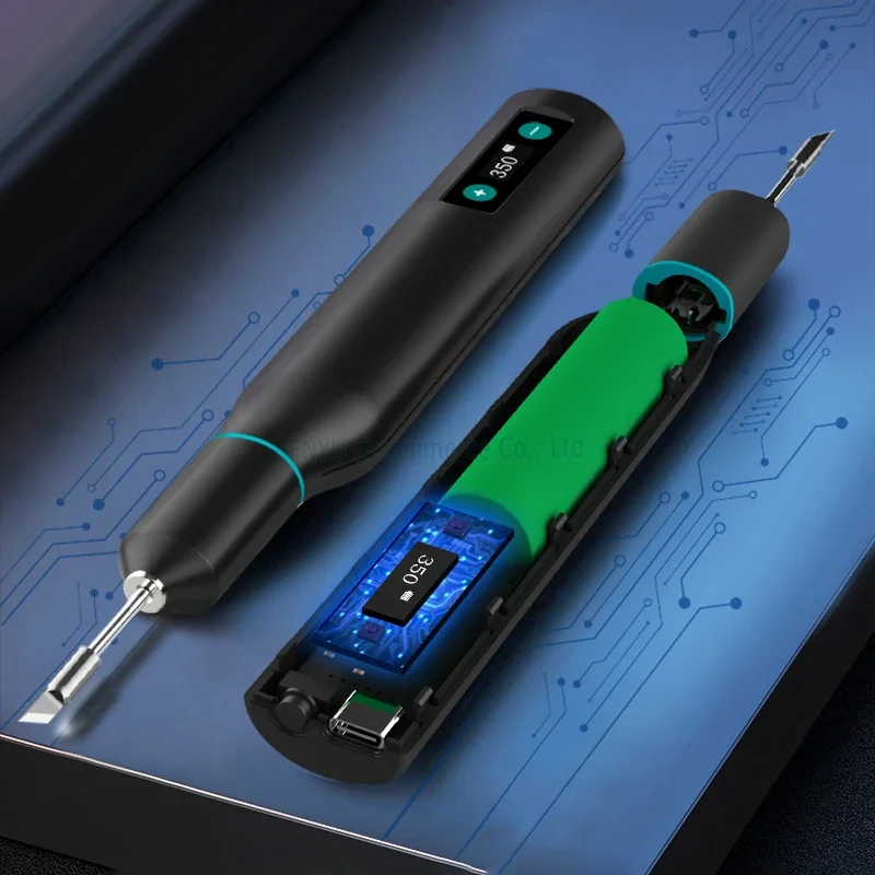 QUICK TS1 Smart Portable Soldering Iron OLED Display Integrated Precision Welding Tip Stable Temperature Welding Repair Tool