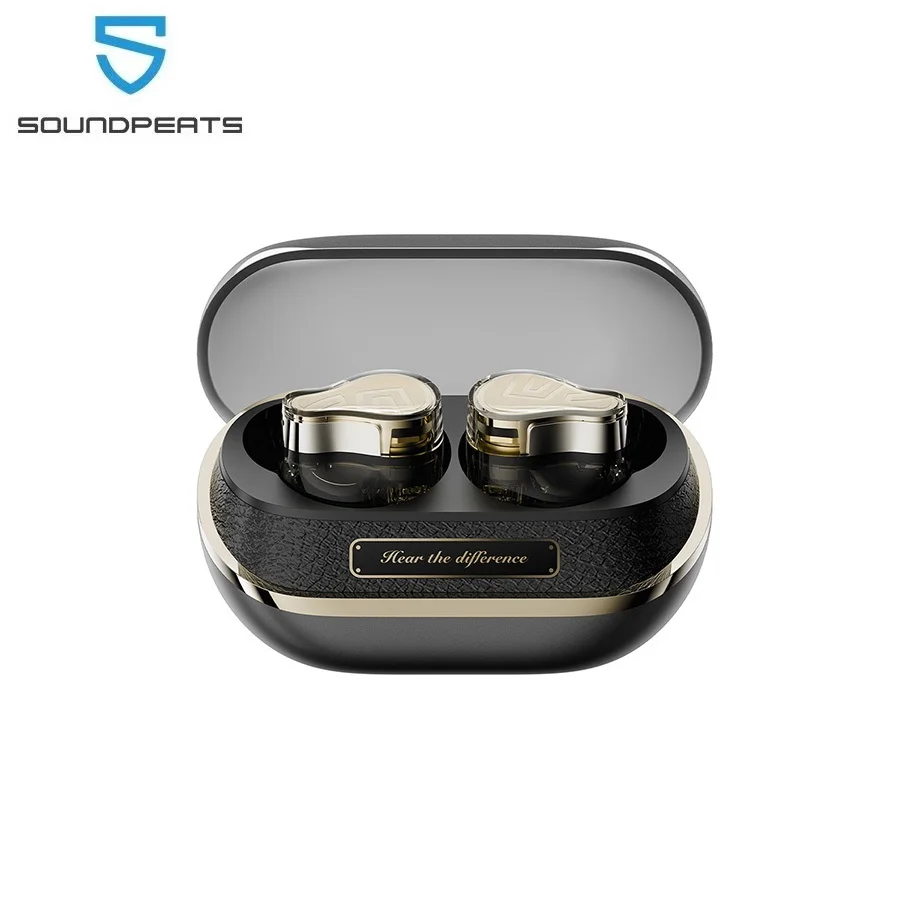 

SoundPEATS H3 Hybrid 3 Driver Wireless Earbuds Bluetooth 5.4, 55dB Adaptive ANC, LDAC & aptX Lossless Hi-Res Audio, 6 Mics CVC8