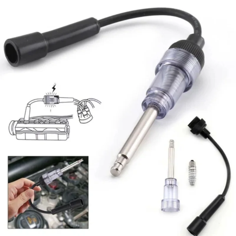 New 1PC Car Spark Plug Tester Repair Tools Ignition System Coil Engine In Line Auto Diagnostic Test Tool