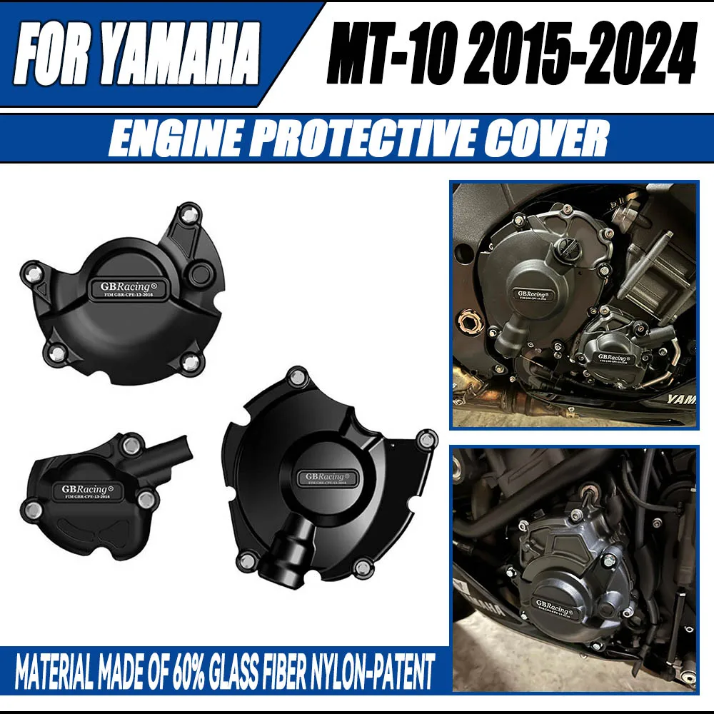 

Motorcycles Engine Cover Protection Case For YAMAHA MT-10 MT10 mt10 2015-2024 Engine Covers Protectors