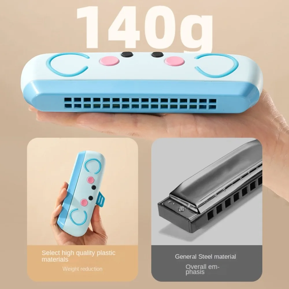 Mouth Organ Kids 16 Hole Harmonica 16 Holes Silicone Cartoon Silicone Harmonica Easy Educational Double Row Harmonica Beginner