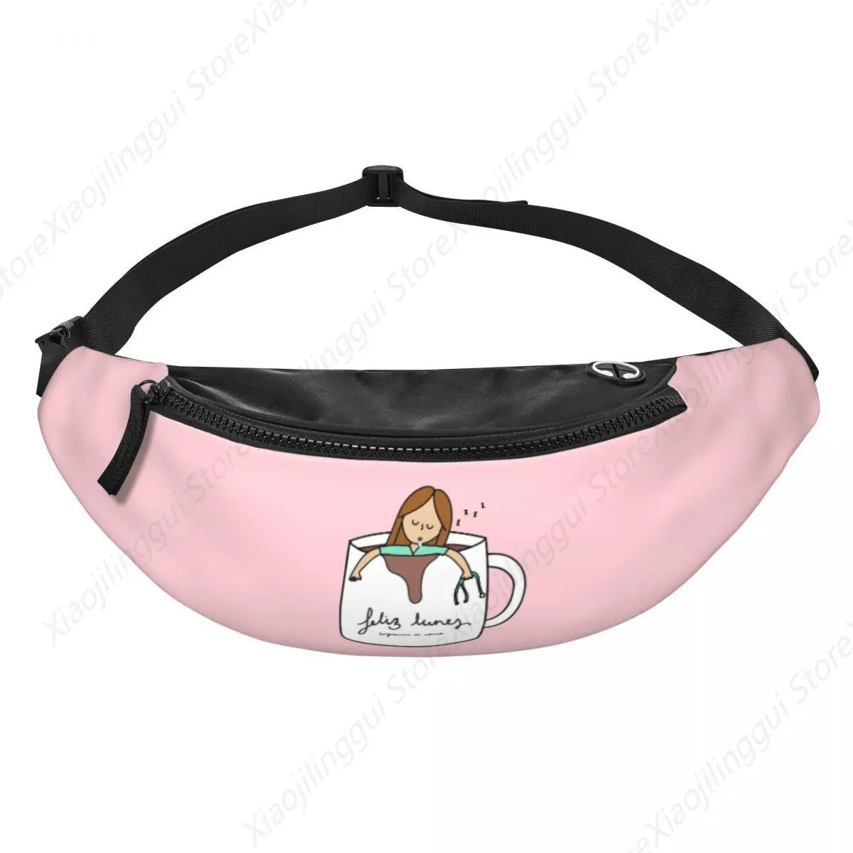 Cool Enfermera En Apuros Doctor Nurse Medical Fanny Pack for Travel Hiking Men Women Crossbody Waist Bag Phone Money Pouch