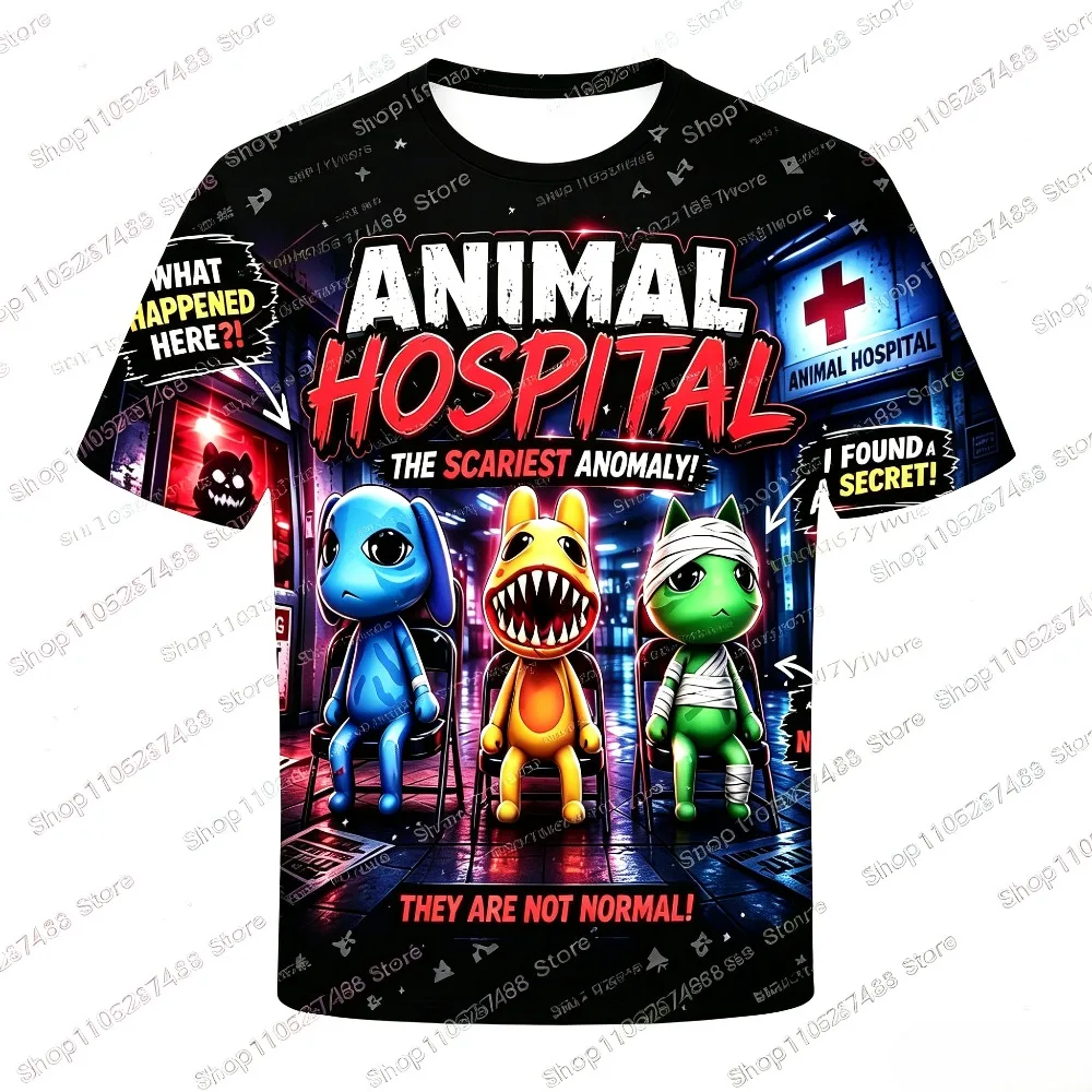 Hot Game Animal Hospital 3D Kids T Shirt Cartoon Game Character Short Sleeve Summer Tops for Boys Girls Children Birthday Gift 5