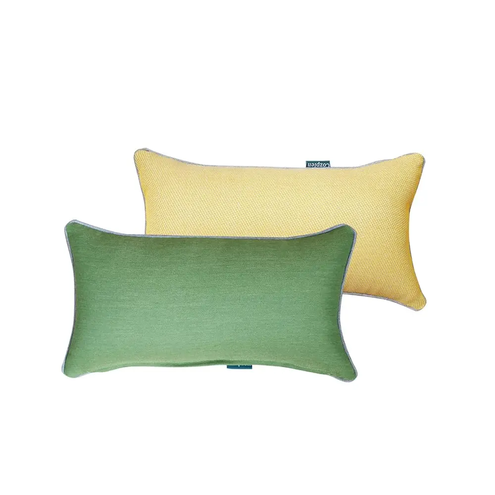 

Rec Outdoor Lumbar Pillows, 10X18 Hes Waterproof Patio Pillows, Decorative Waist Pillows For Outdoor Furnitures, Set Of 2,