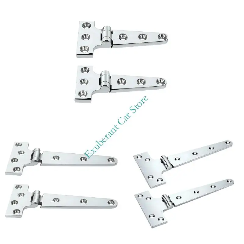 

2 комплекта усиленных морских Т-образных петель с предварительно просверленными отверстиями для легкой установки на суда и