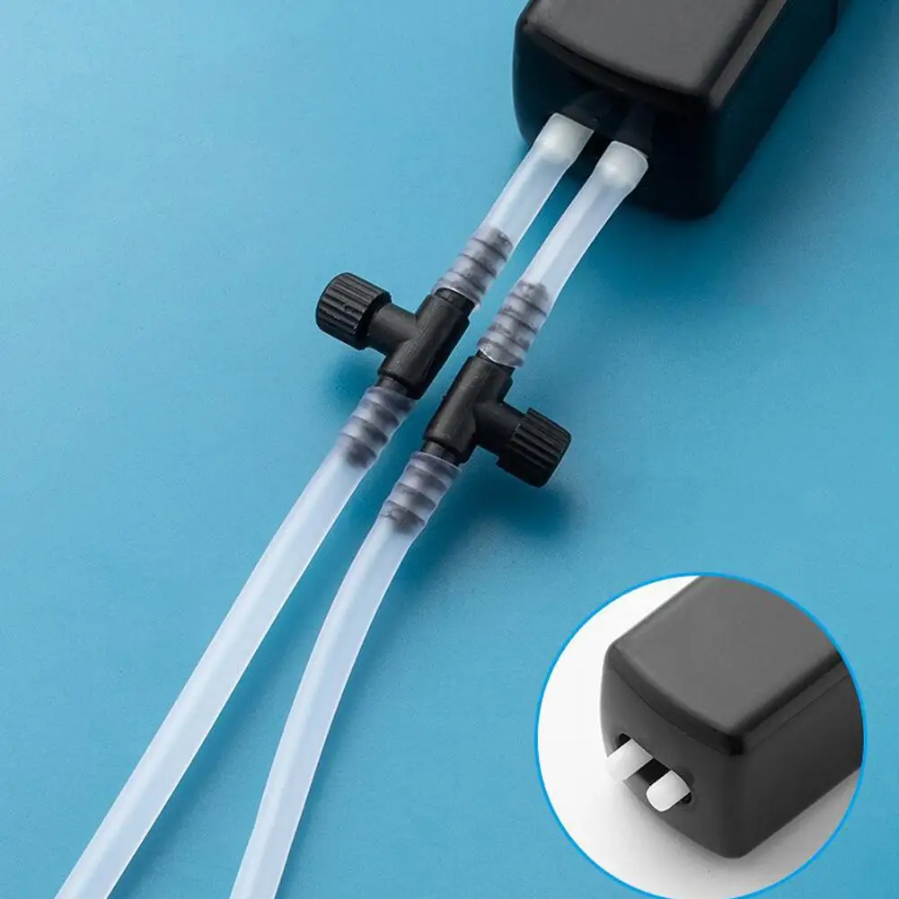 ชุดปั๊มลมตู้ปลาขนาดเล็กปั๊มออกซิเจนพร้อมหินอากาศเงียบตัวกรอง USB สำหรับตู้ปลาอุปกรณ์เสริมถังตกปลา