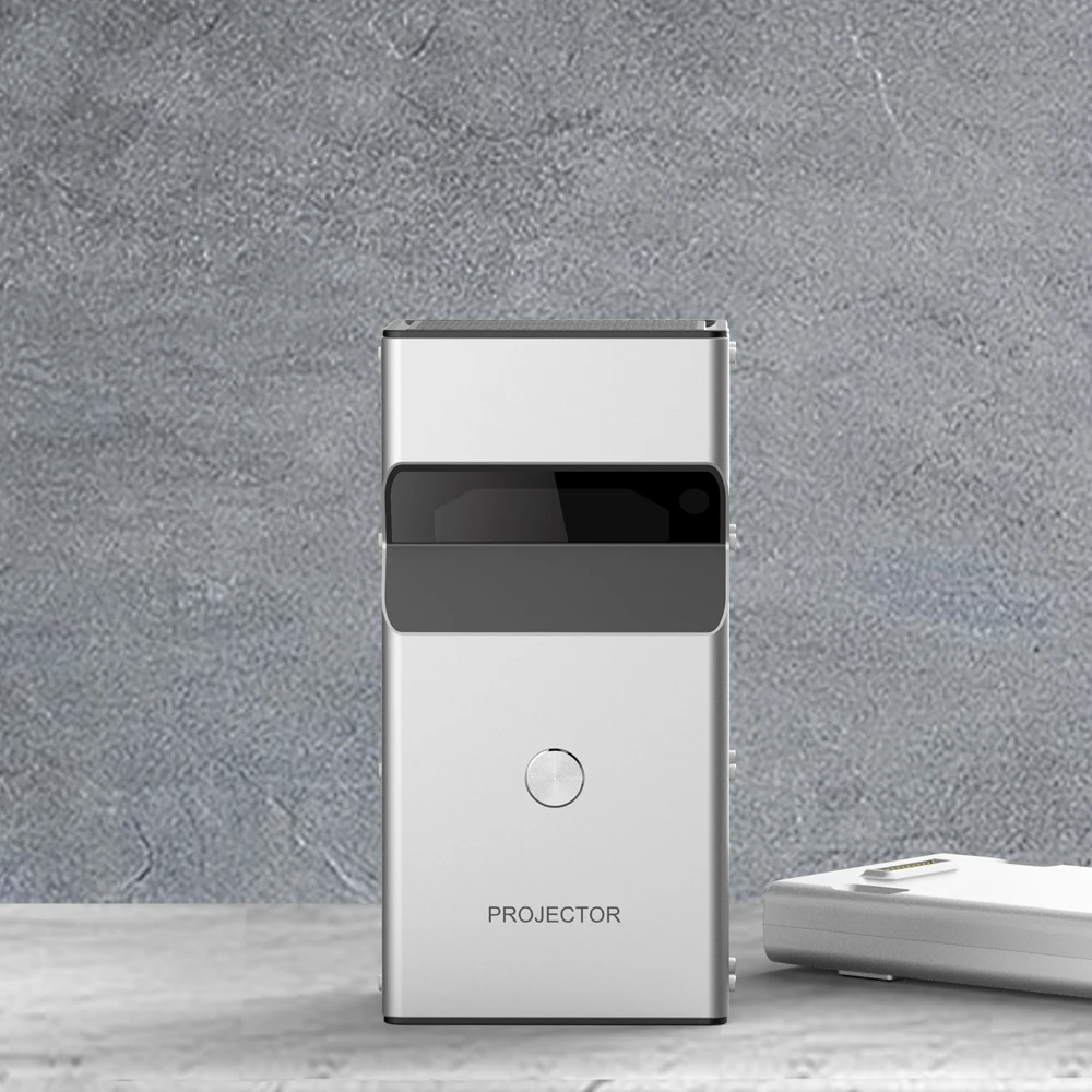 جهاز عرض 2025 UST Lite One DLP 4K 1080p ذكي يعمل بنظام أندرويد 9.0 مسرح منزلي صغير محمول أجهزة عرض قصيرة للغاية