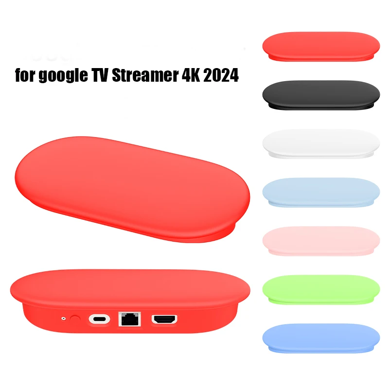 Чехлы для Google TV Streamer 4K, защитные чехлы для Google TV Streamer 4K TV 2024, силиконовый защитный чехол