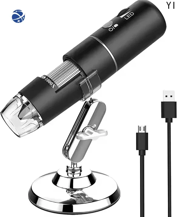 

2-megapixel WIFI microscope with 1000x magnification for mobile phones, tablets, and general endoscopes