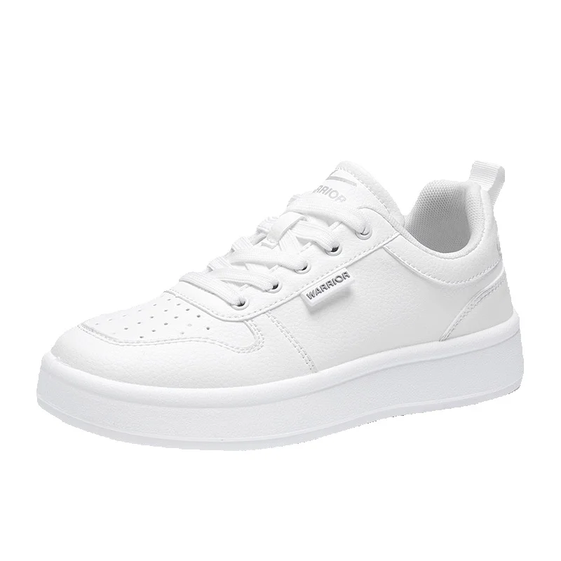 Pull-back Women's White Sneakers, 2026 New Popular Spring Casual Sports Shoes, Women's Low-top Sneakers_vogvips.com