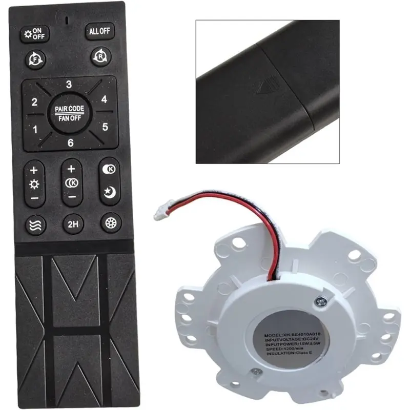 Hot Selling Ceiling Fan Light System Remote Control Kit Including 6-Speed Brushless DC Motor Inverter Control For Hongyun Fans