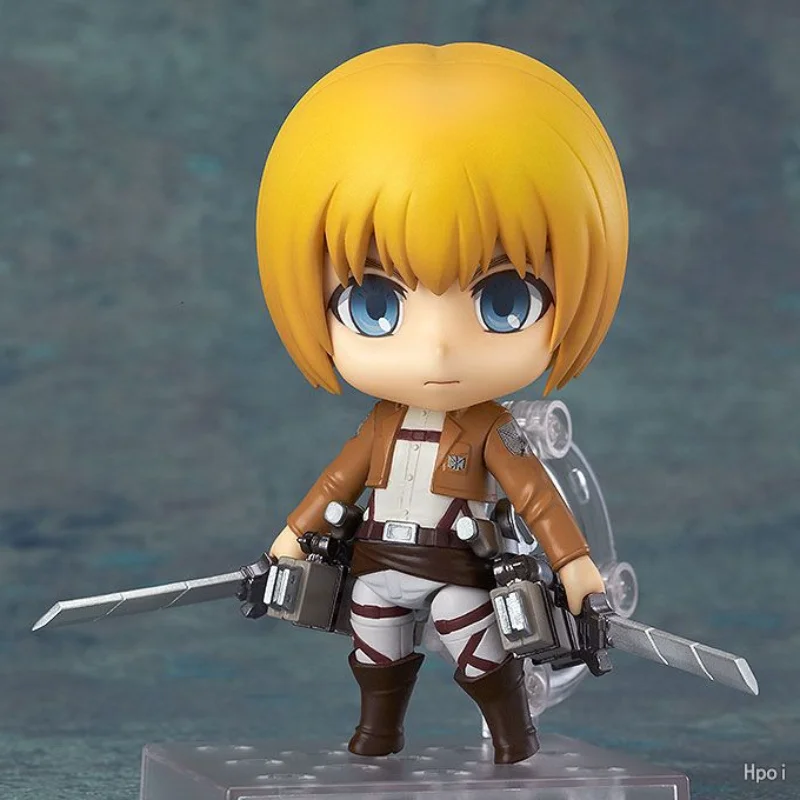 الهجوم على العمالقة # 435 أرمين أرلرت أنيمي فتاة الشكل ليفي أكرمان عمل الشكل Shingeki No Kyojin تمثال نموذج ألعاب الدمى هدية