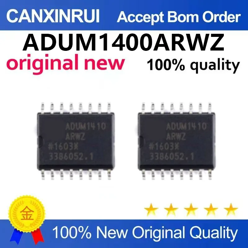 （5pcs-100pcs）Original genuine ADUM1400ARWZ-RL SOIC-16 four channel digital isolator chip