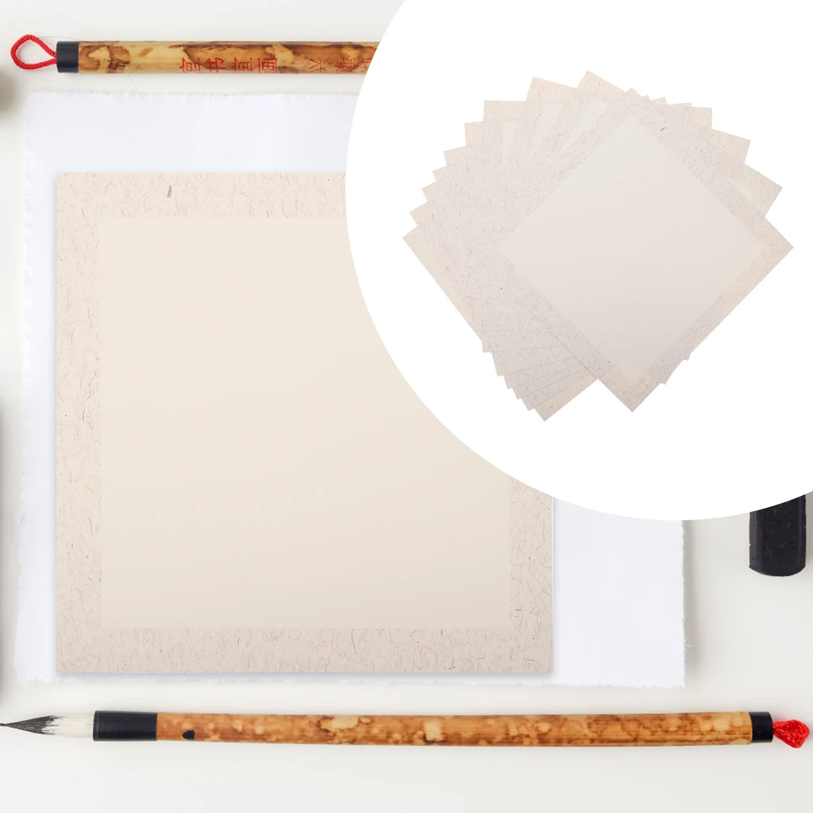 

Xuan Paper Mirror Card Paper For Calligraphy Painting Cursive Script Chinese Art Sumi Ink Practice Drawing Art