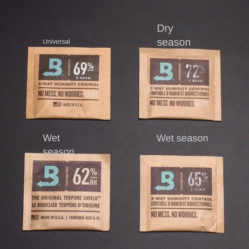 Genuine Boveda Cigar Humidity Control Pack 8g for 72 62 65 69% Humidity - Perfect for Cigar Aficionados and Collectors