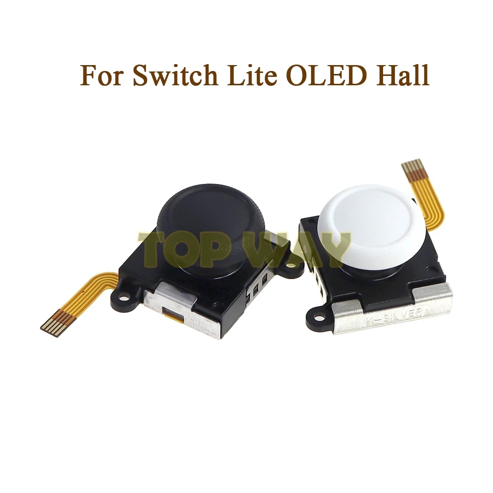 5PCS JoyCon Hall Effect Rocker 3D Joystick For Switch Oled Lite Rocker Support Repair Game Accessories