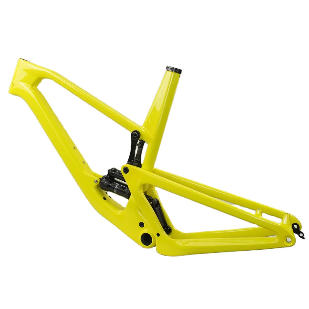 

Full Toray T800 Carbon Suspension Frame Travel 150mm All Mountain Bike En Full Suspension Bike Frame