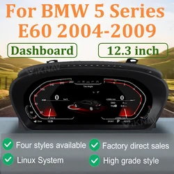 Viknav 12.3 Inch For 2004-2009 BMW 5 Series E60 E61 E63 E64 Linux Digital Dashboard Stereo Cluster Smart Screen Instrument