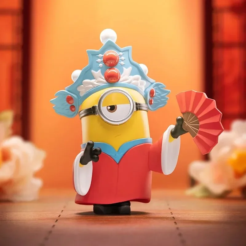 Pop Mart Minions Reiseberichte von China Serie Blind Box Toys Guess Bag Mystery Box Mistery Caixa Action Figure Surpresa Cute Mo